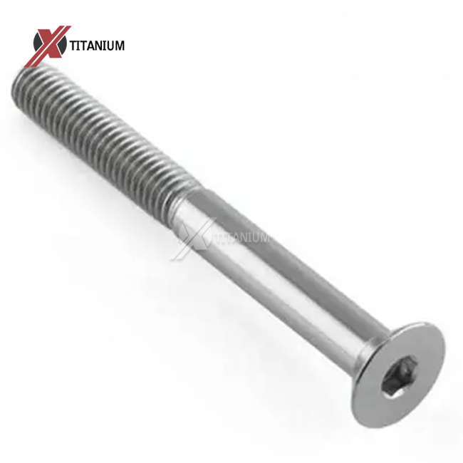 M8x80mm Countersunk Titanium Bolts